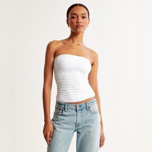 NWOT - Abercrombie - Soft Matte Seamless Ruched Tube Top